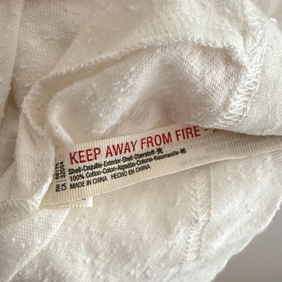 Free People Beach White Sleeveless Cotton Tunic Dress Pleated A-Line Summer Tank - Picture 6 of 9